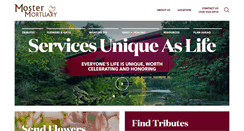 Desktop Screenshot of mostermortuary.com